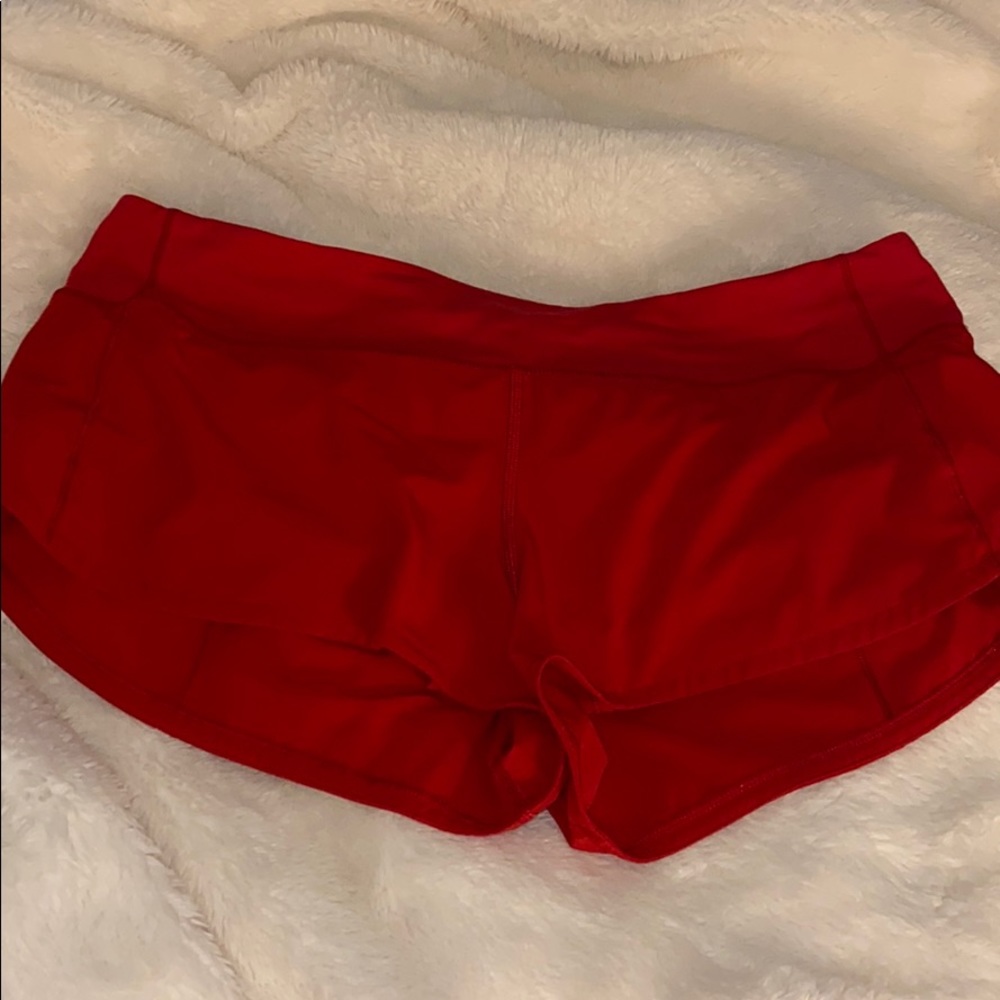 Red Lululemon Shorts!!!🤩🤩🤩